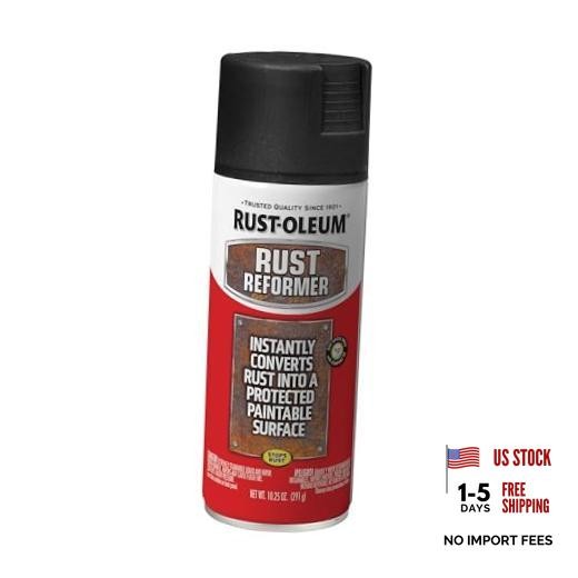 Rust-Oleum 248658 Stops Rust Reformer Spray Paint0.25 oz, Matte Black 1