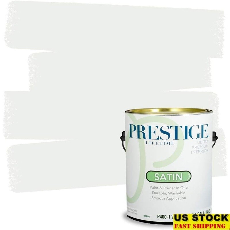 Ultra Premium Interior Paint Primer Satin Washable Durable Low VOC 1 Gal Acrylic