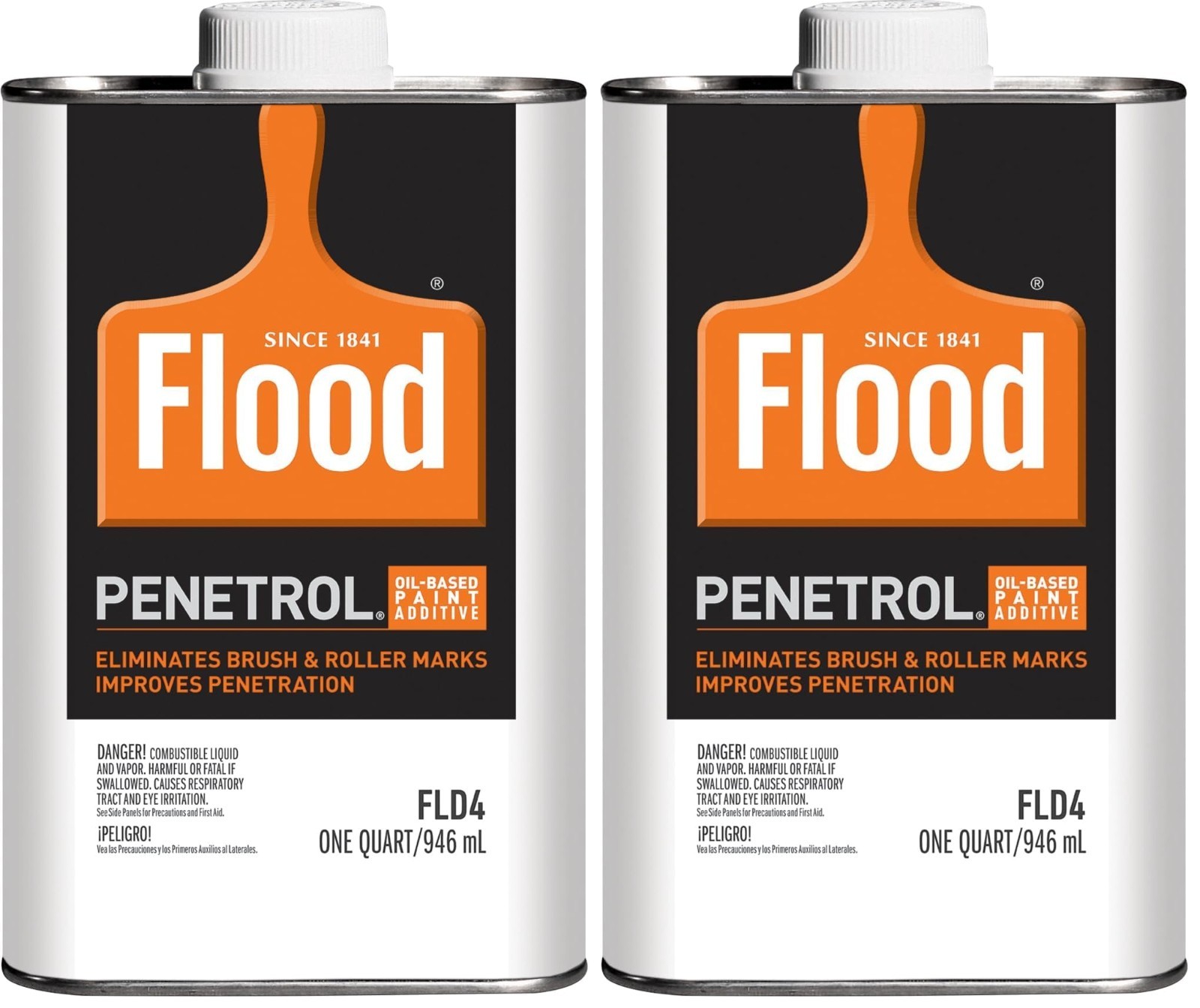 Clear Paint Additive for Flood Penetrating Sealer – 1 Qt, Pack of 2, Enhances Fi