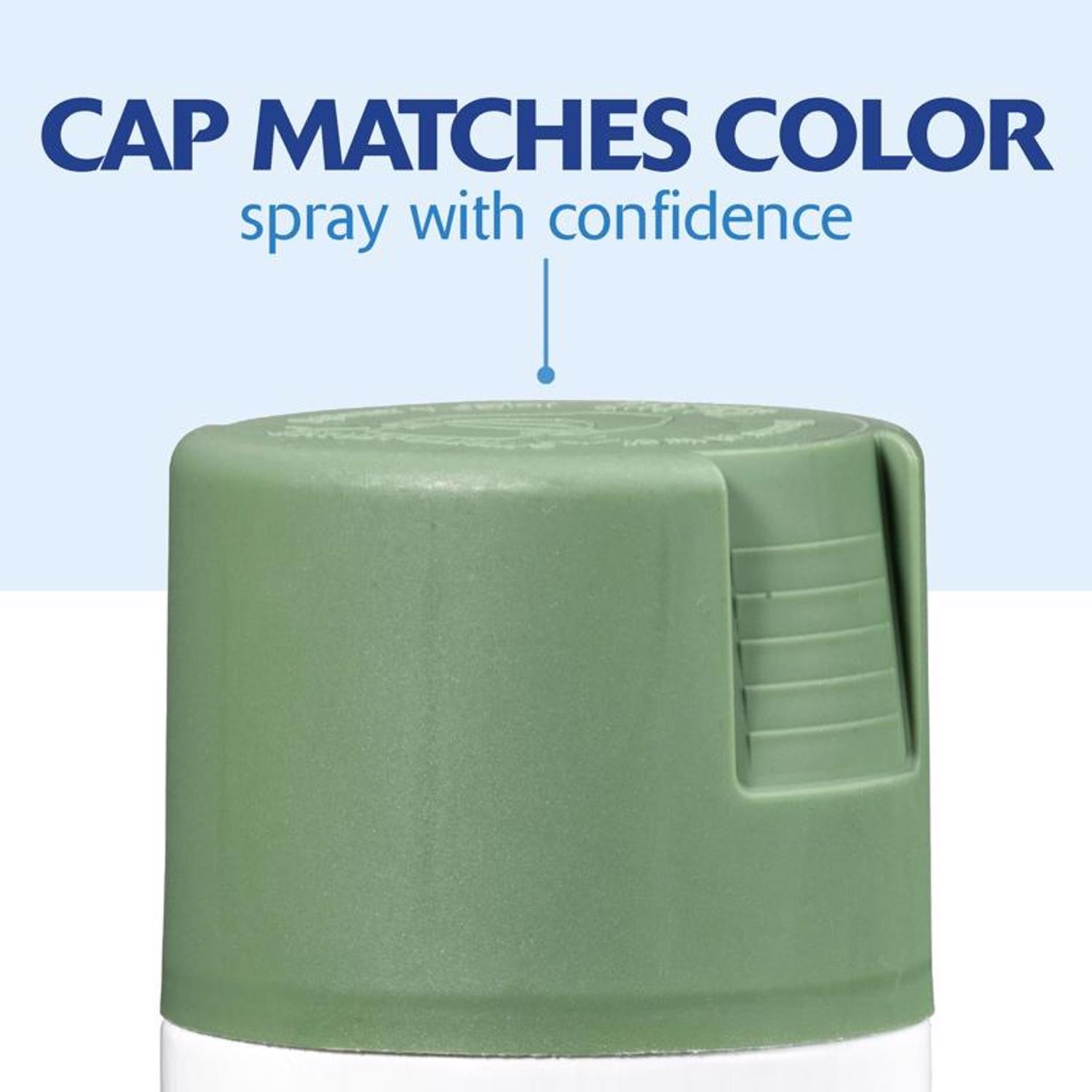 Rust-Oleum 249071 Multi-Purpose Satin Moss Green Spray Paint 12 oz. (Pack of 6)