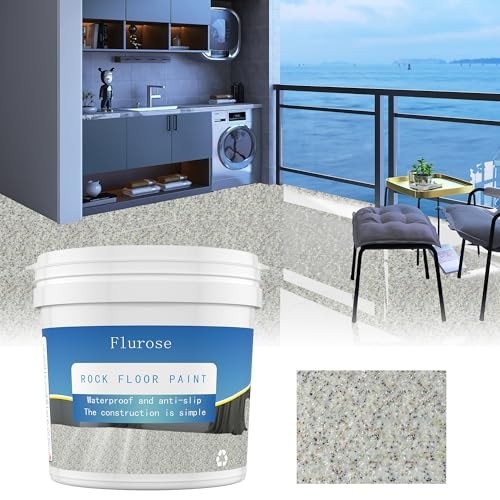 High-Gloss Epoxy Floor Paint – Self-Leveling, Wear-Resistant, Non-Slip, 35oz, Mu