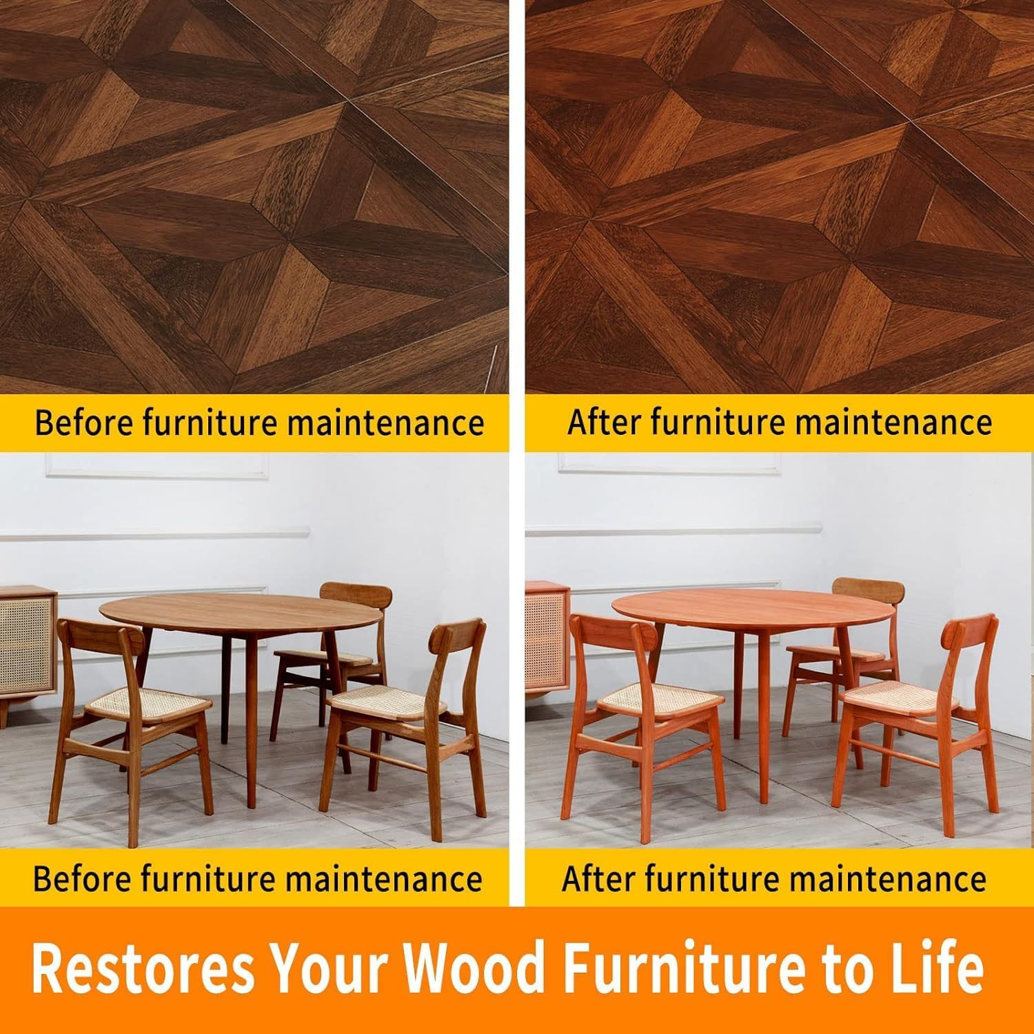 Beeswax Furniture Polish & Conditioner – Wood Seasoning Beeswax, Furniture Wax O