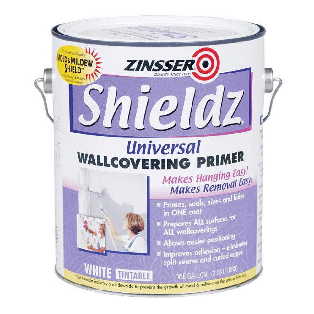 Zinsser Shieldz Universal White Wallcovering Primer 1 gal. (Pack of 4)