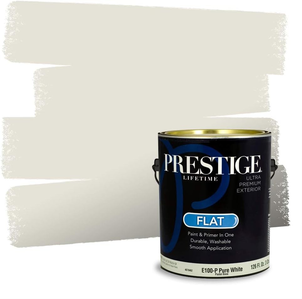 PRESTIGE Paints Exterior Paint and Primer In One, 1-Gallon, Flat, Comparable