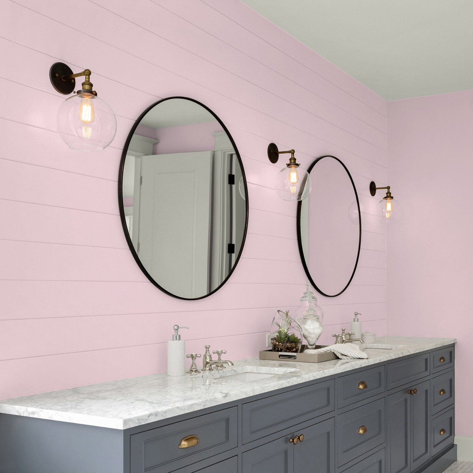 Fundamentals Rose Cloud / Pink Eggshell Interior Paint 1 Gallon