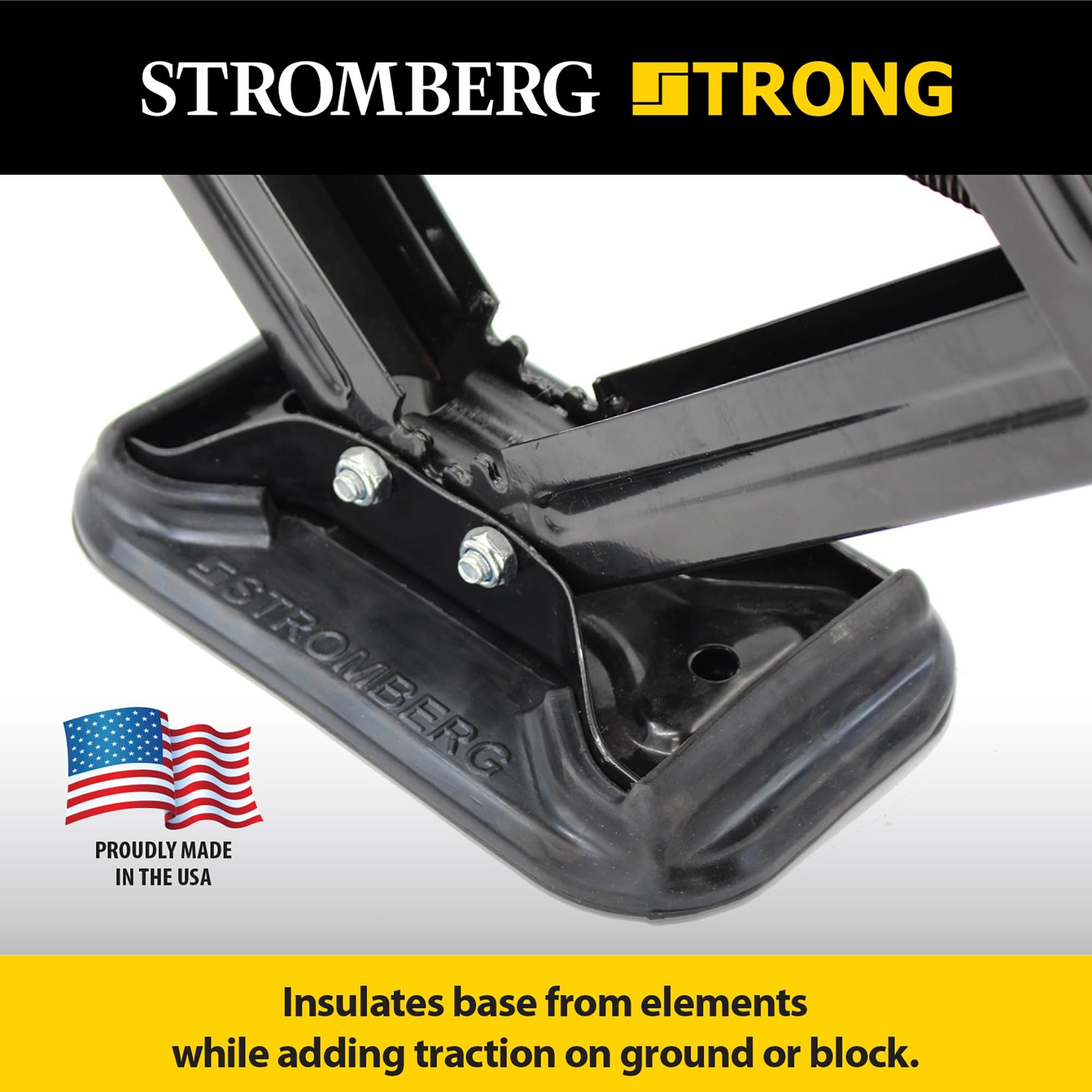 Stromberg Carlson Rv Jack Pads 2-Pack Scissor Jack Shoe For Trailer Leveling