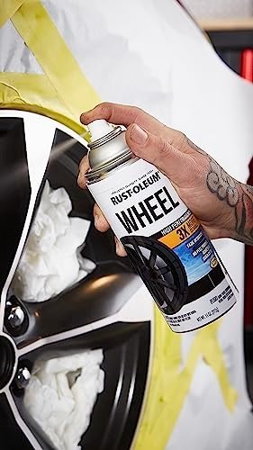 368076 High Performance Wheel Spray Paint, 11 Oz, Gloss Black