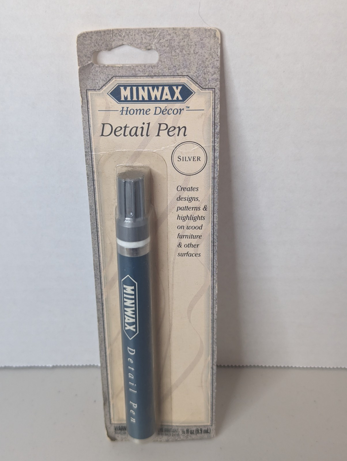 Minwax Home Decor Detail Pen Silver 1/3 fl Oz For Furniture Detailing