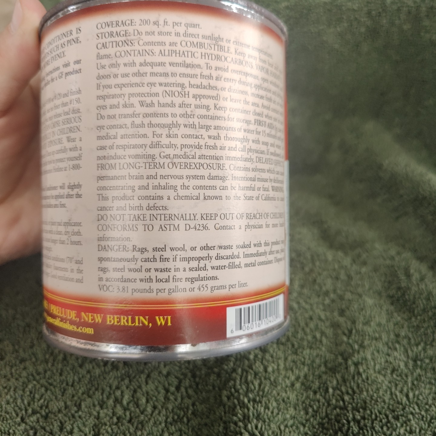 Premium Oil-Based Pre-Stain Wood Conditioner – 1 Quart for Flawless Finish$