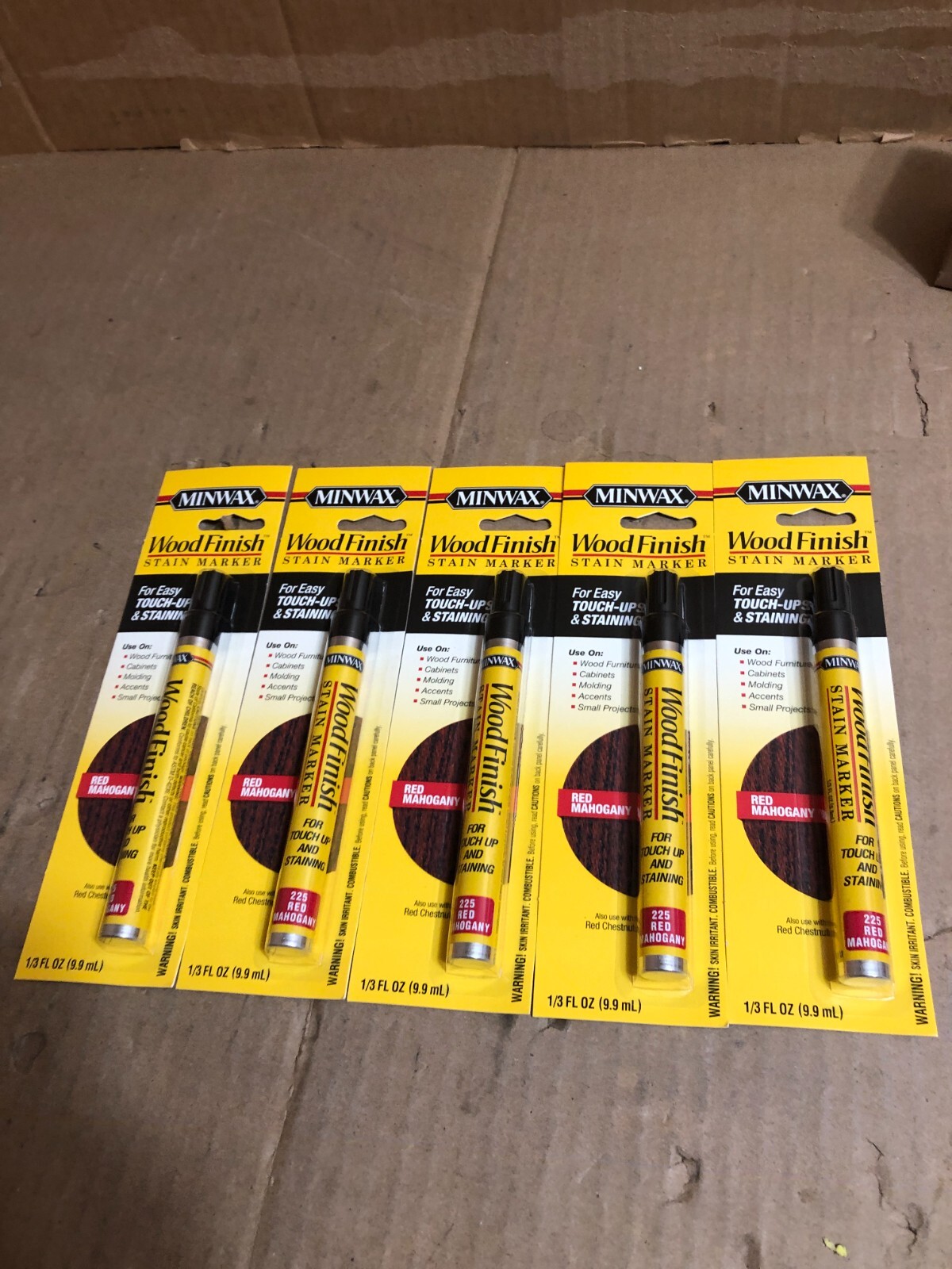 Minwax 63484000 Wood Finish Stain Marker, Red Mahogany ~