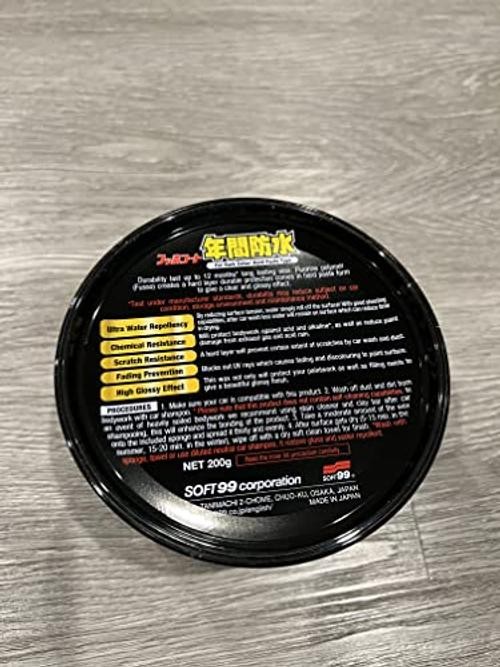 Fusso Coat 12 Months Wax Dark (Japanese Version) – Synthetic Car Wax for