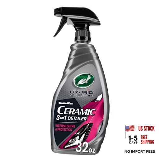 Hybrid Solutions Ceramic 3-in-1 Car Detailer – Waterless 32 Fl Oz – Pack of 1