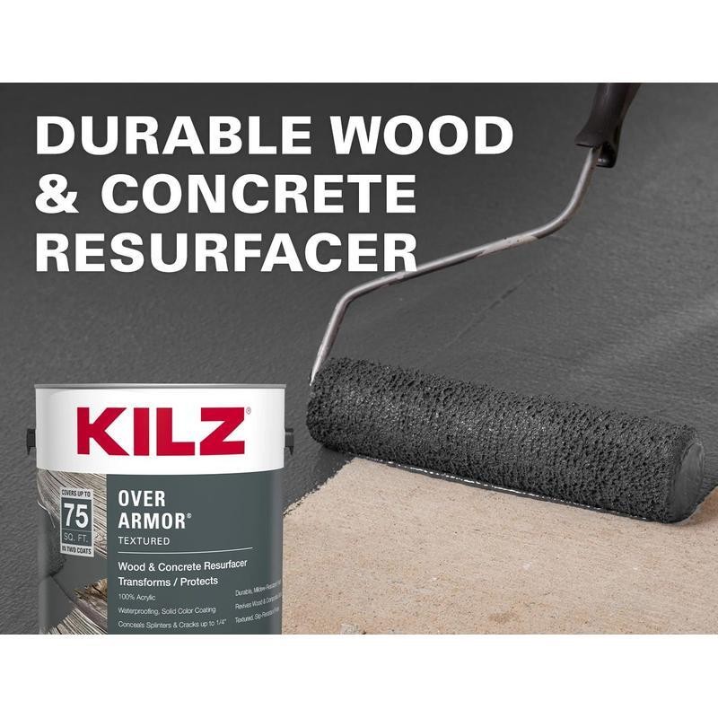 Waterproof Solid Color Coating Wood Concrete Durable Finish Non-Slip Resurfacer