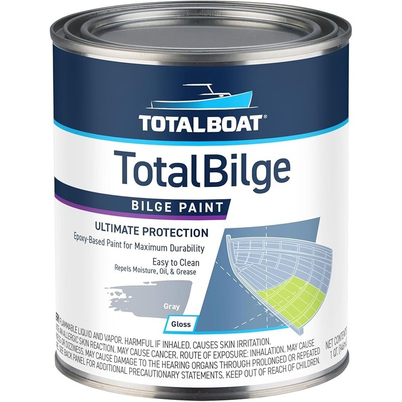 High Gloss Waterproof Bilge Paint Boats Engine Rooms Lazarettes Bulkheads New