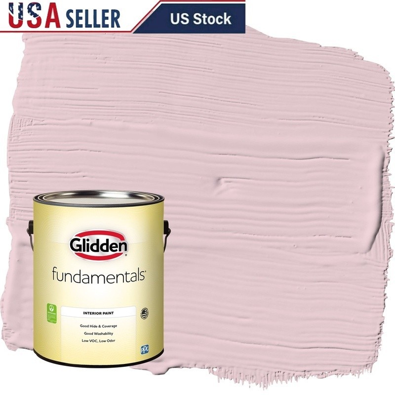 Low VOC Washable Eggshell Interior Paint Soft Pink Good Coverage Fast Drying New
