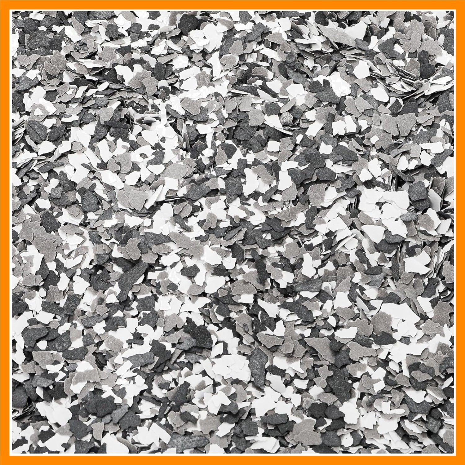 2 Kg/4.4 Lb Blend Decorative Colors Chips, Garage Floor Epoxy Paint Flakes, C…