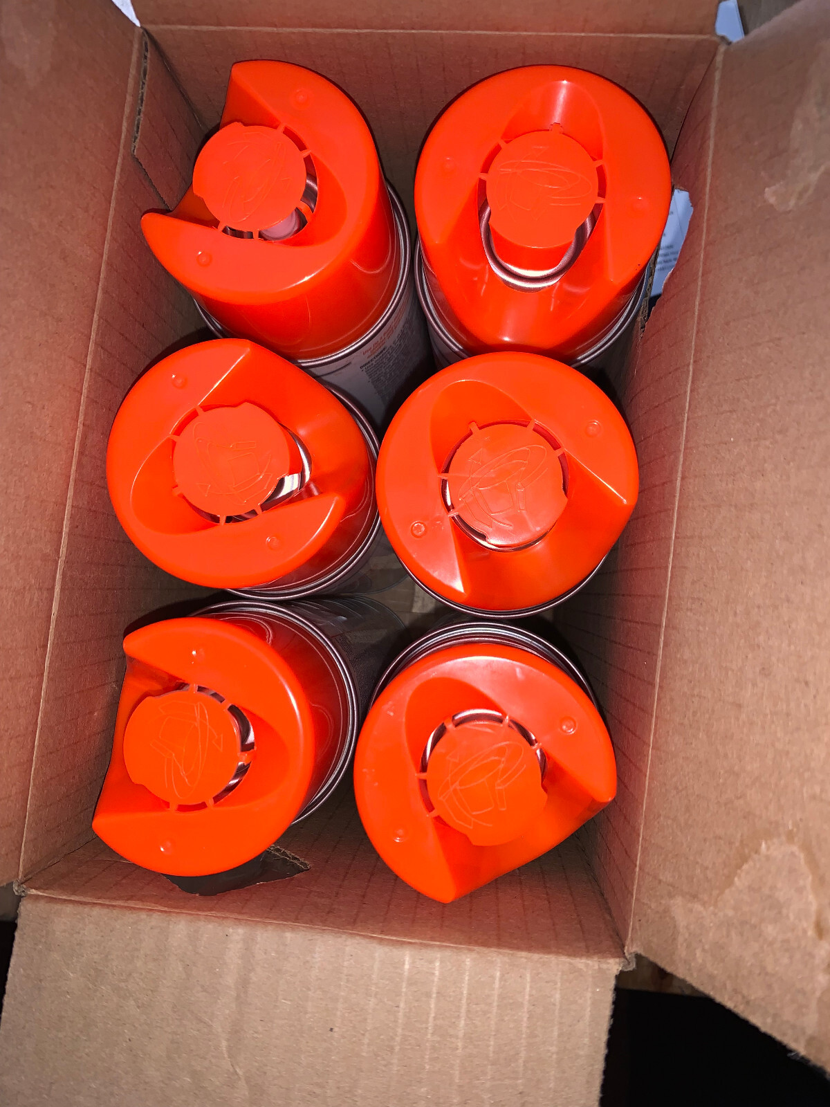 LOT OF 6 – Do It Best 793995 Fast Drying Marking Paint, Inverted, Orange