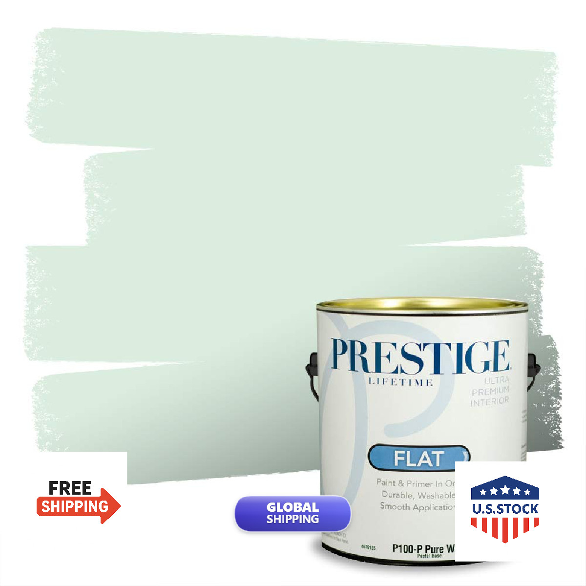 Prestige Interior Paint And Premiumr In One Canary Green Flat 1 Gallon
