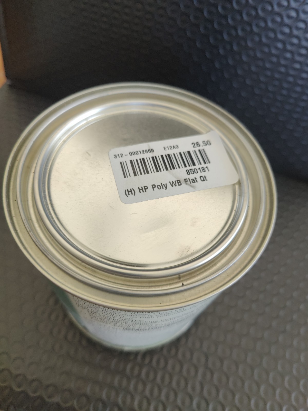 New HP Polyurethane WB Flat Finish Quart $