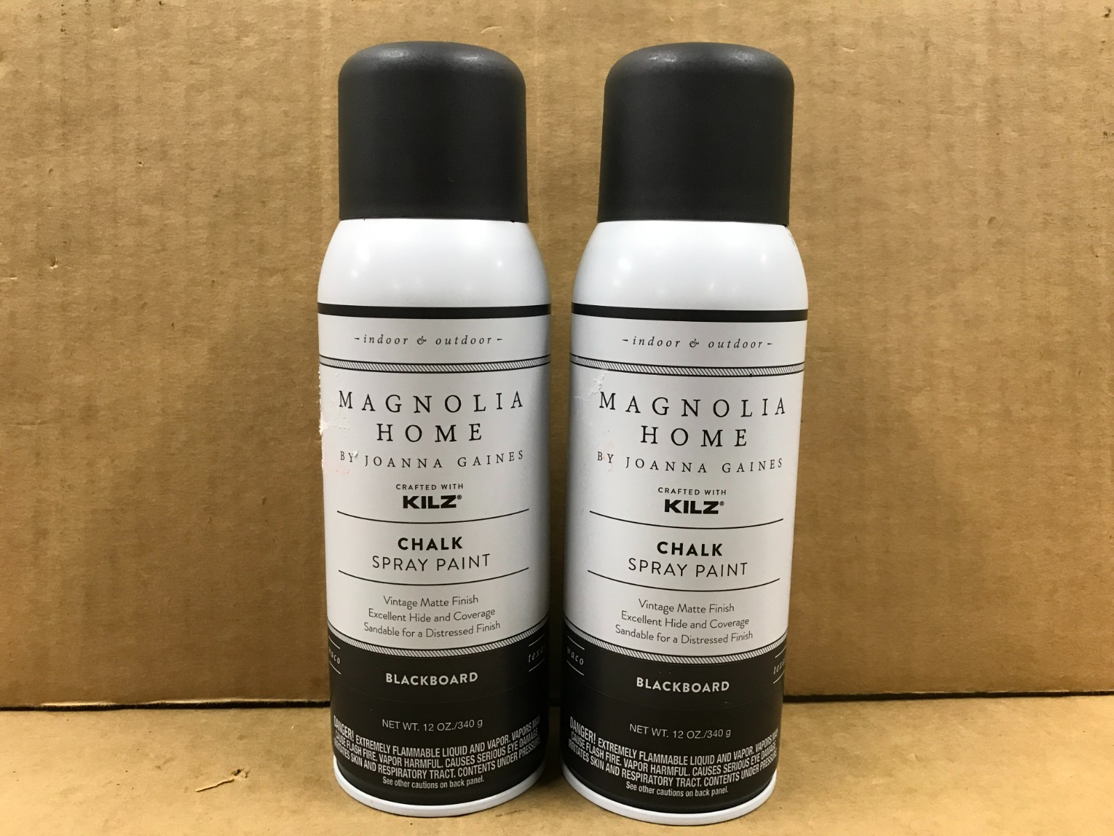 Magnolia Home By Joanna Gaines – Chalk Spray Paint – Chalkboard – Lot Of 2