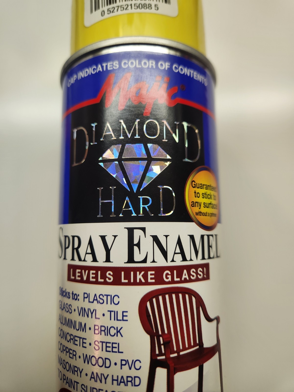 Majic 8-21508-8 Diamond Hard 11 oz Can of Gloss Yellow Spray Enamel Paint