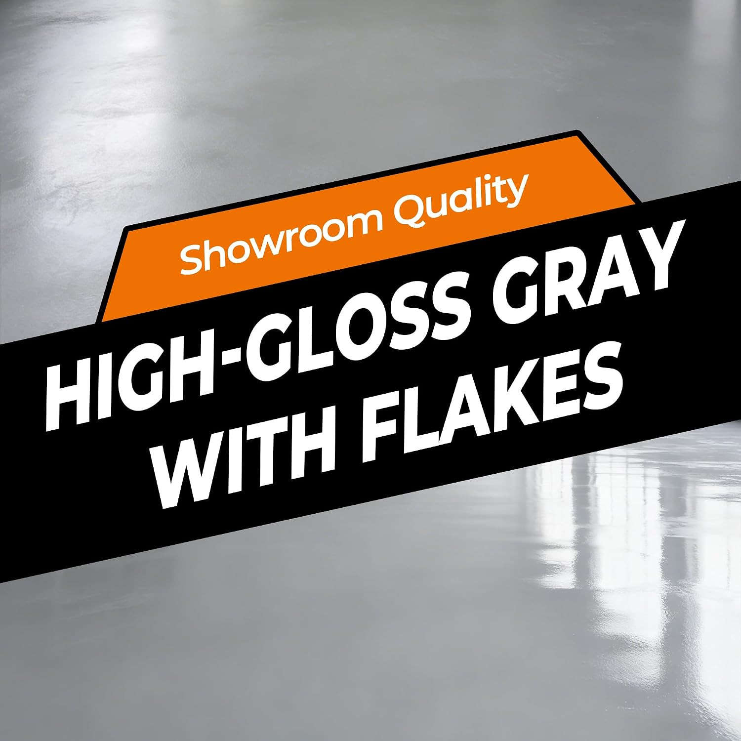 Medium Grey Epoxy Floor Paint, 3 Gallon, Low VOC, Fast Curing, 360 Sq. Ft.