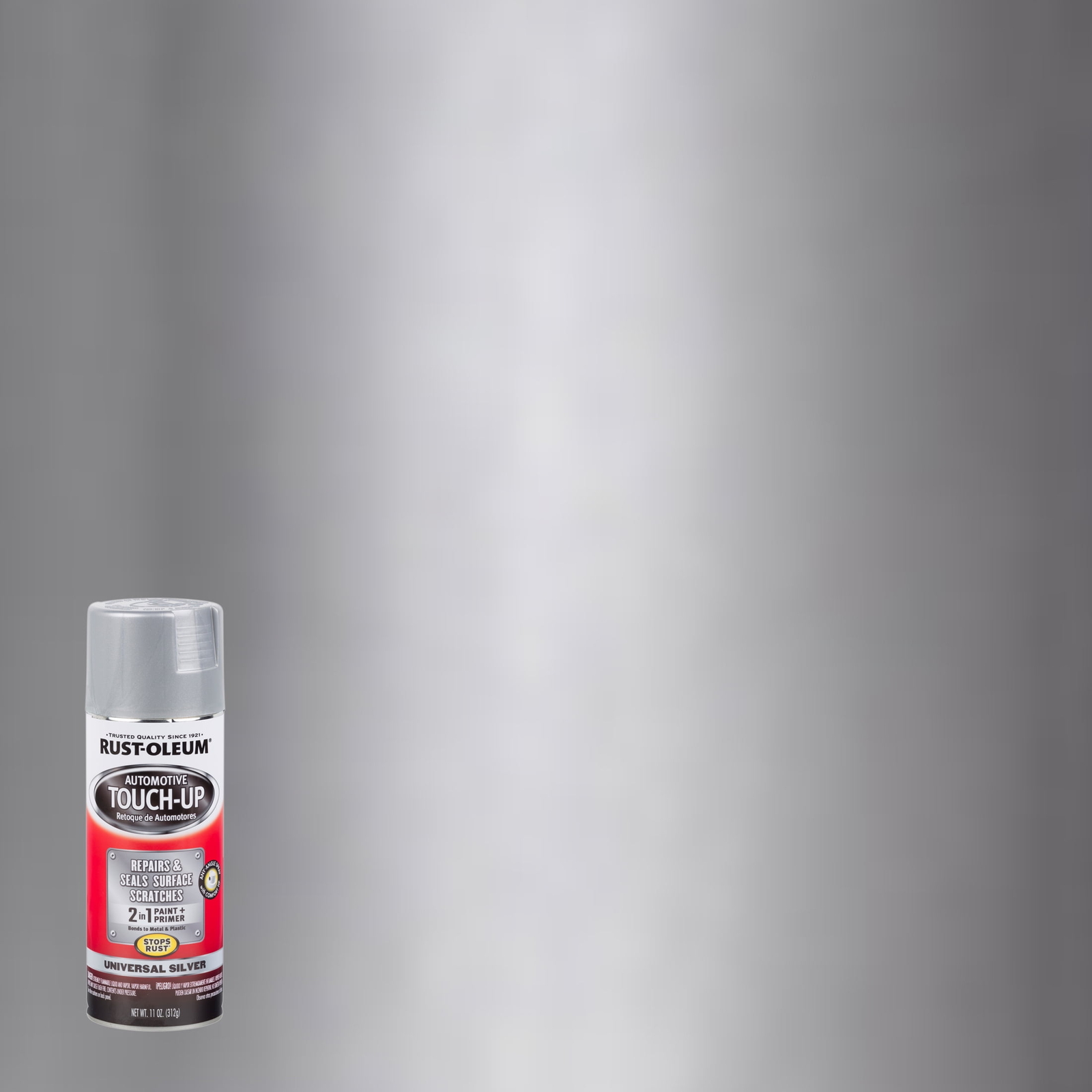 Universal Silver, Automotive Gloss Touch-Up Spray Paint and Primer I