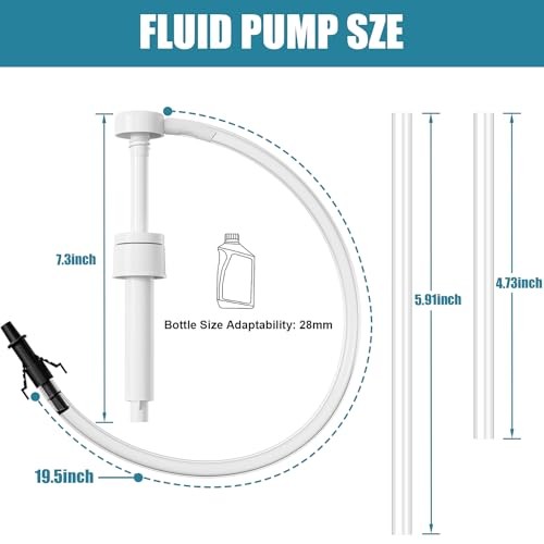 Fluid Pump for Standard Quart Bottles – 8cc Per Pump Stroke，transmission 1pcs