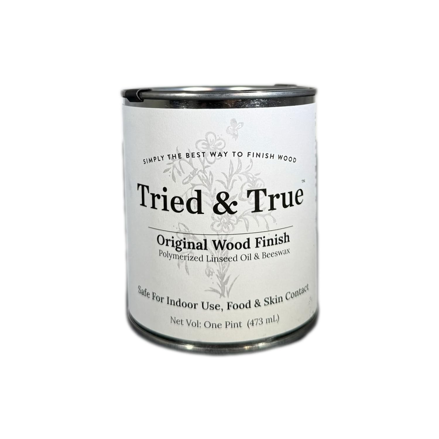 Tried True Original Wood Finish, Pint – Linseed Oil Beeswax Blend, Ideal for
