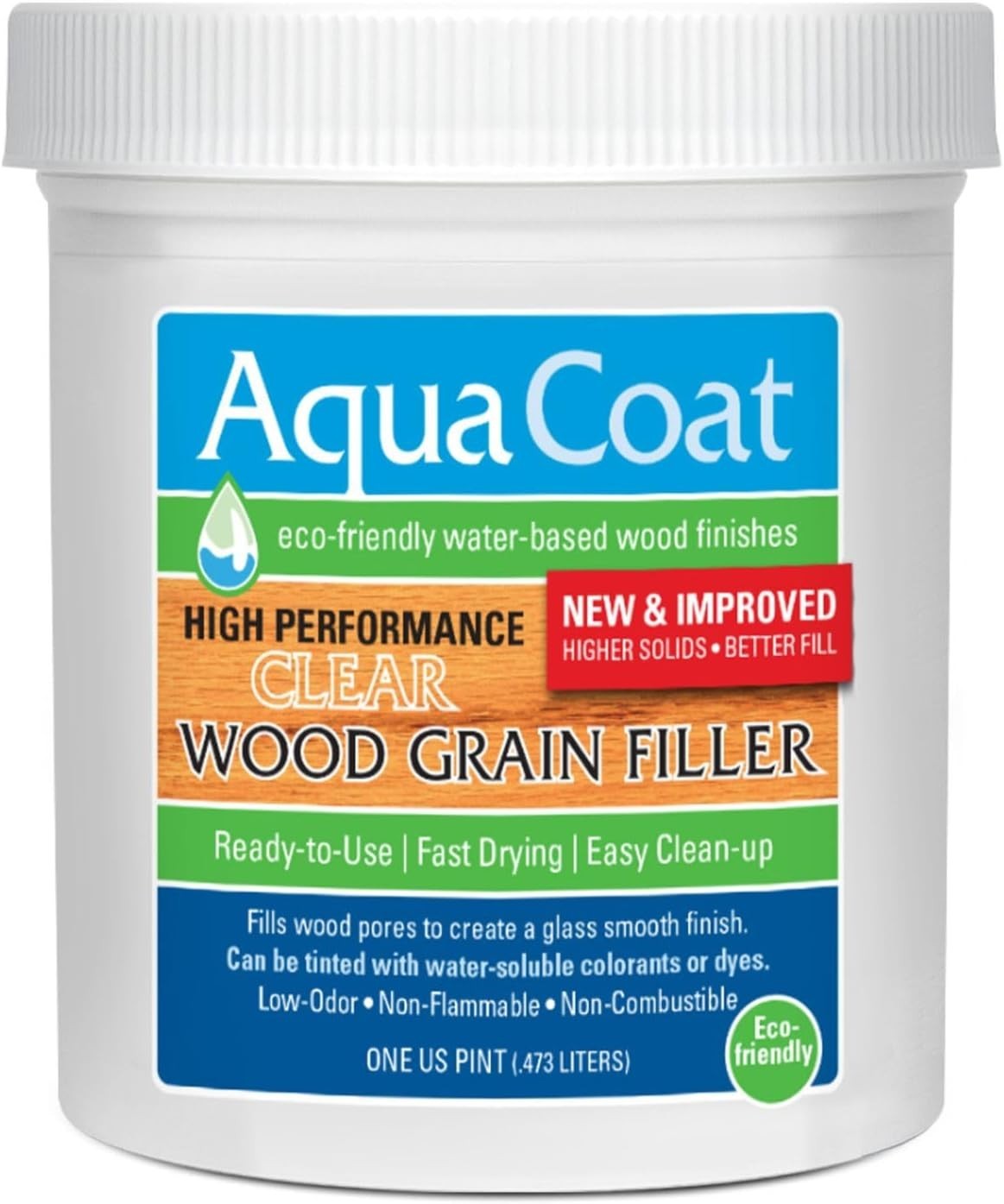 Aqua Coat New and Improved High Performance Eco-Friendly Water-Based Clear Wood