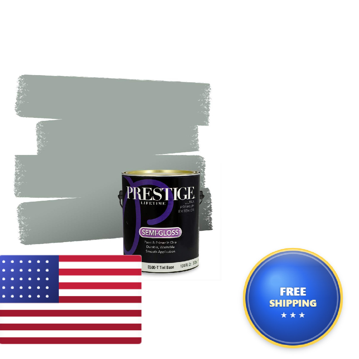 Prestige Paints Exterior Paint And Premiumr In One 1-Gallon Semi-Gloss Comparabl
