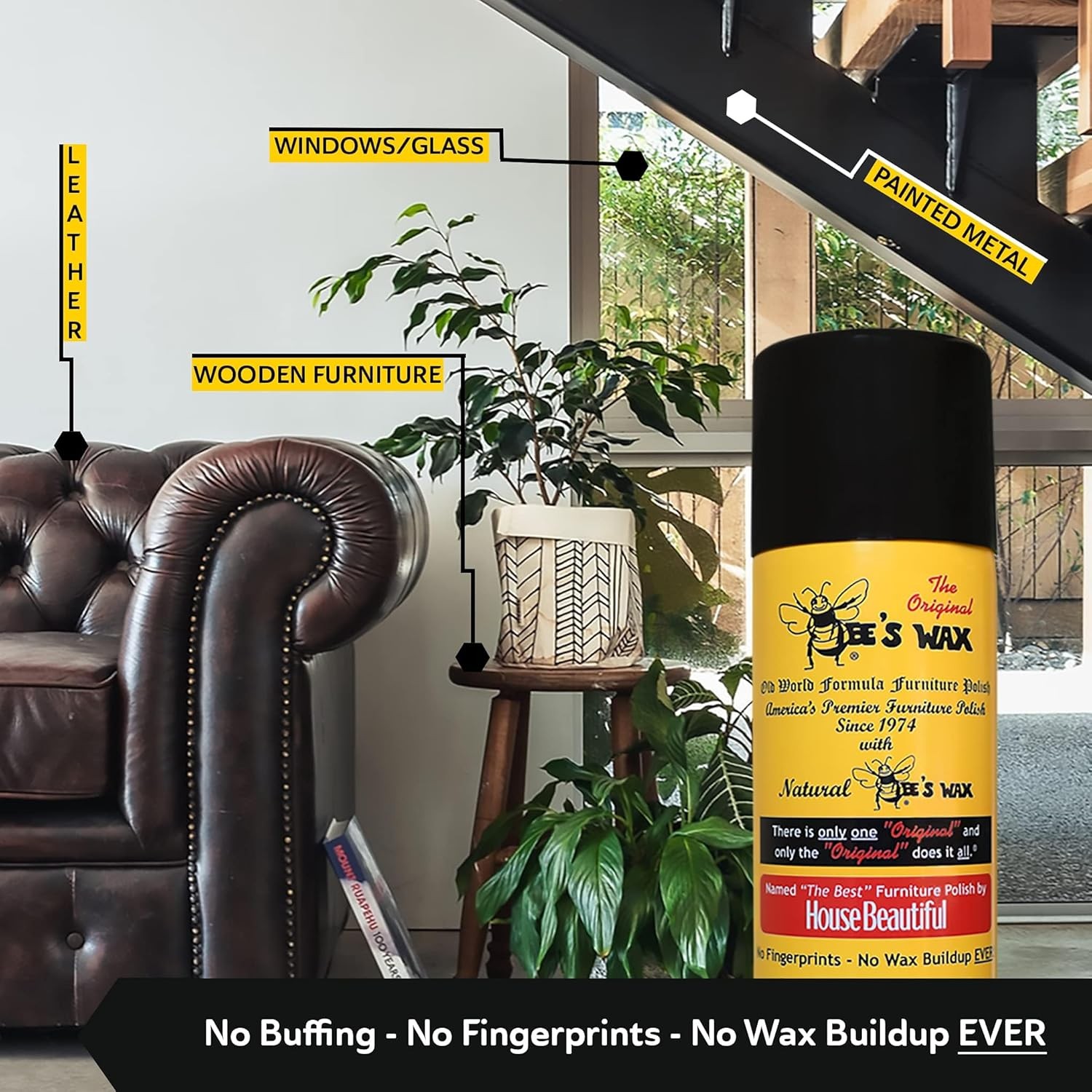 The Original Bee’s Wax Old World Formula Furniture Polish – 2 Pack
