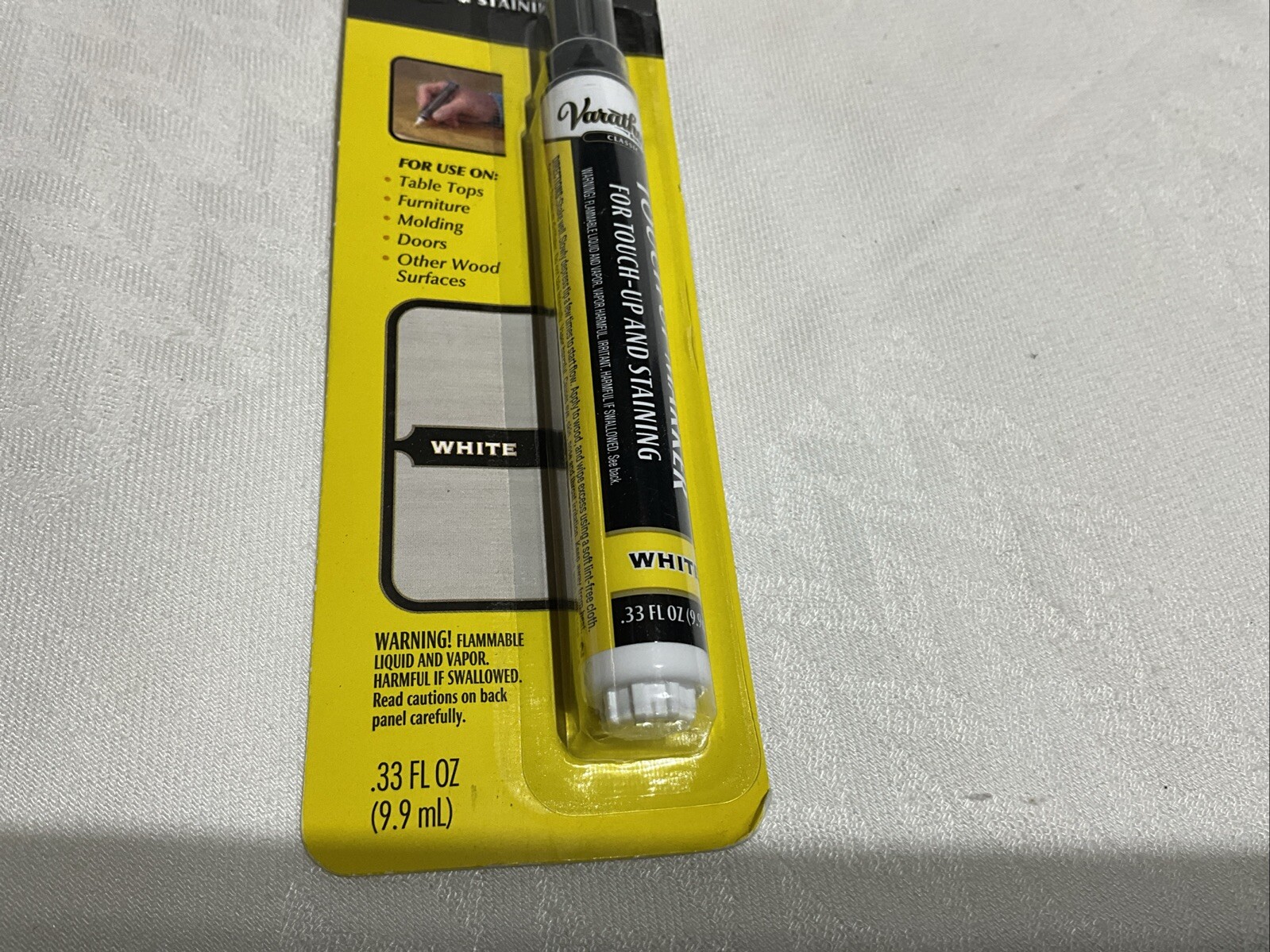 Varathane Touch-Up Marker WHITE New Sealed