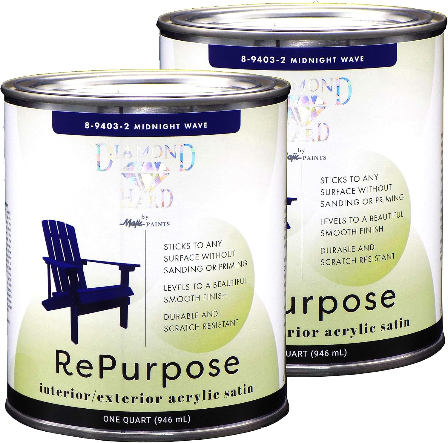 All-Purpose Satin Repurpose Paint – Midnight Wave