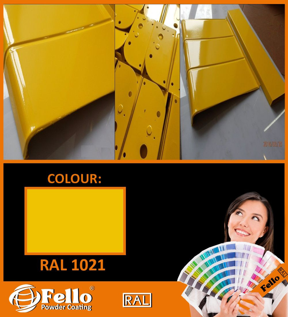 FELLO powder coating – RAL 1021 YELLOW 5KG POLYESTER