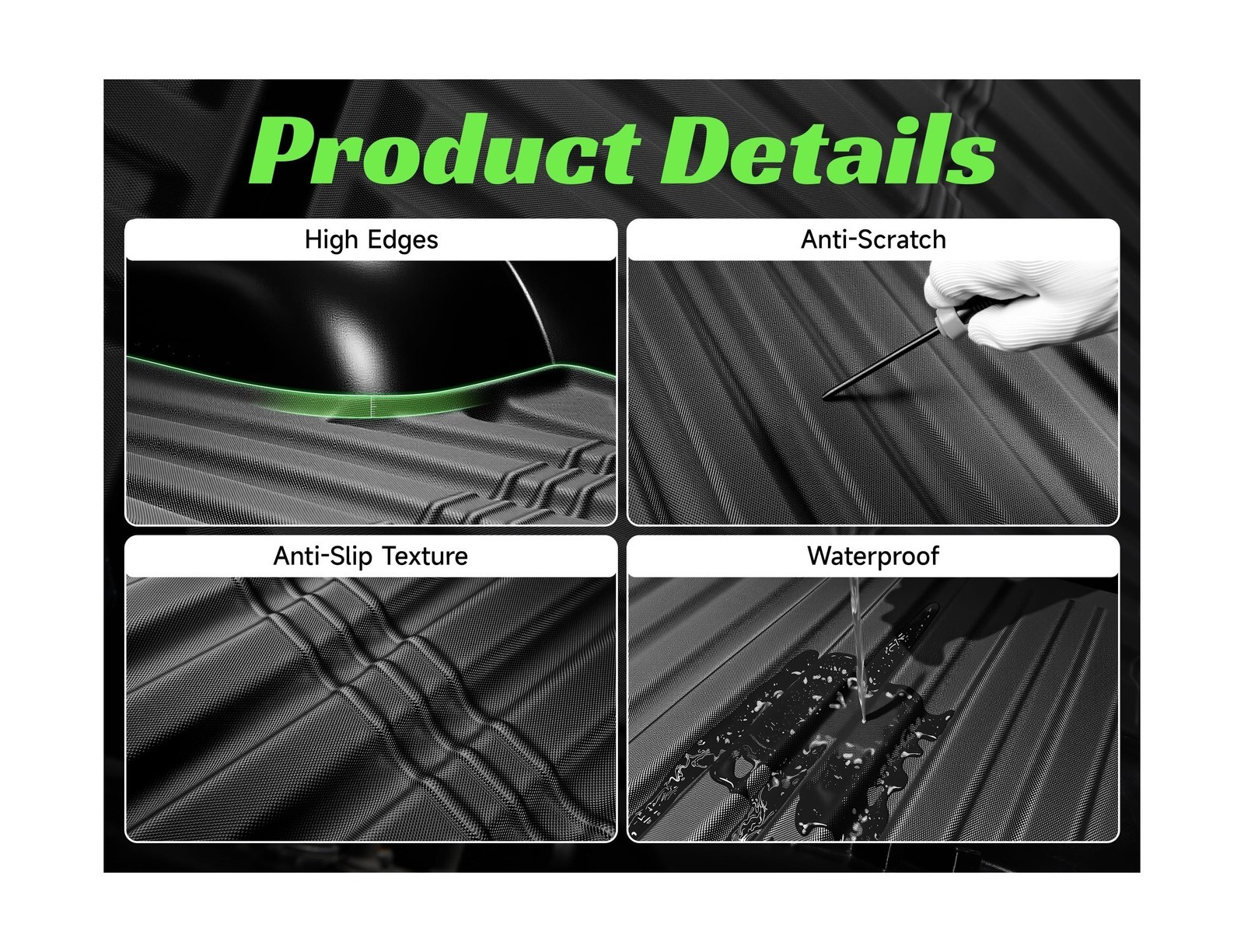 Truck Bed Liner & Tailgate Liner for Ram 1500/1500 RHO 2019-2026 Short Bed (5…