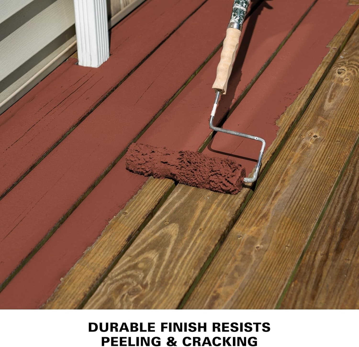 Over Armor Smooth Solid Coating Resurfacer Wood Composite & Concrete Surfaces