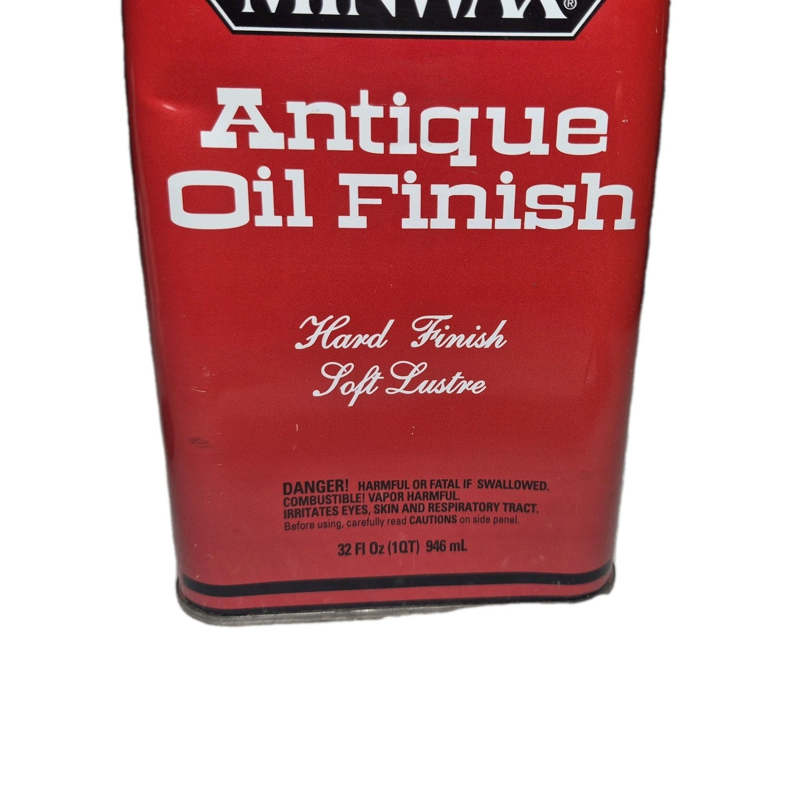 (1) Minwax Antique Oil Finish 32 oz Hard Finish Soft Lustre New