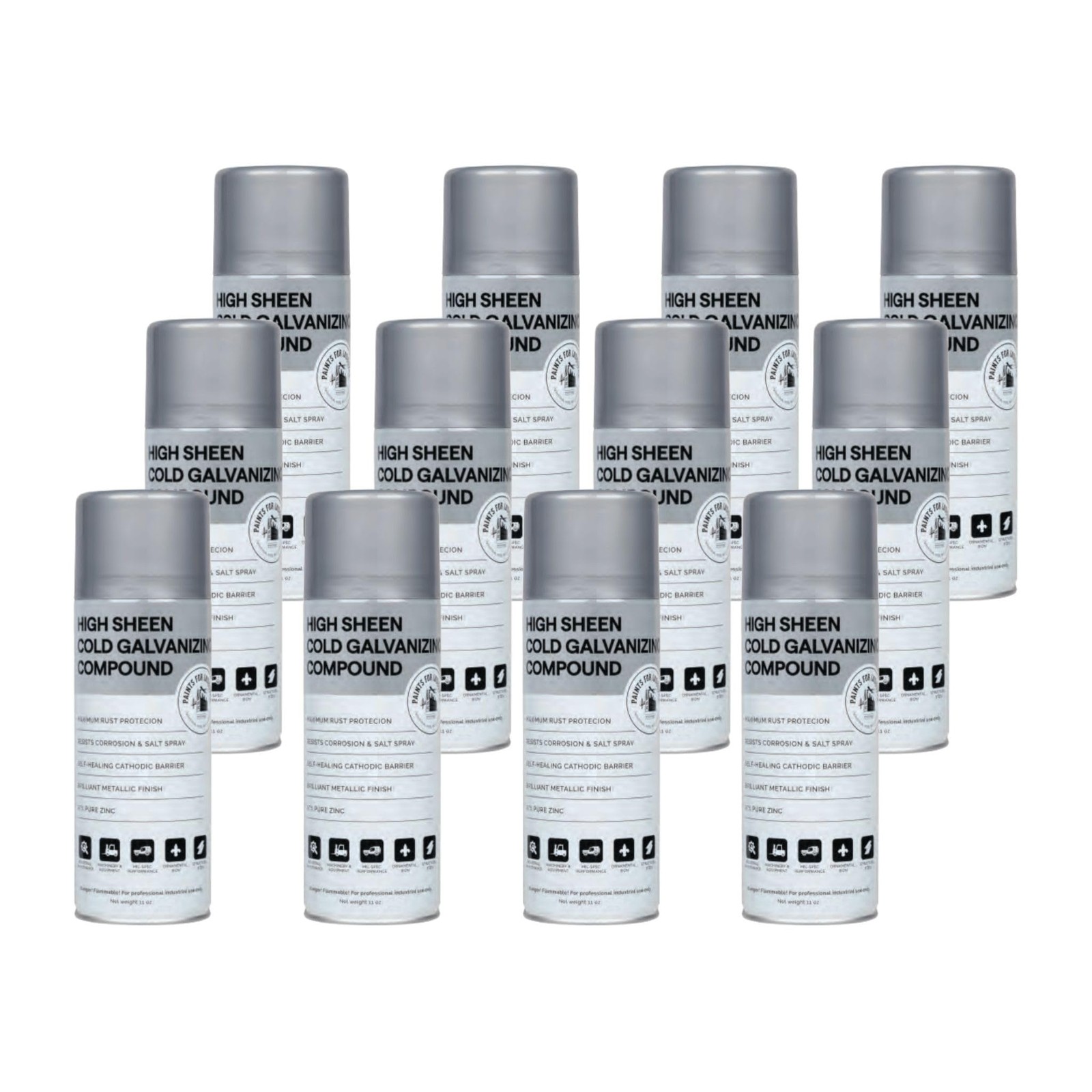 High Sheen Cold Galvanizing Spray Paint – -Rich Industrial Coating for Steel …