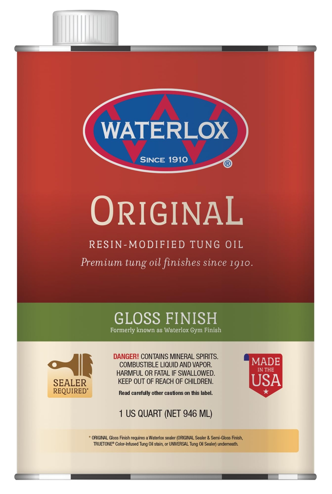 Waterlox Gloss Finish, 1 Quart