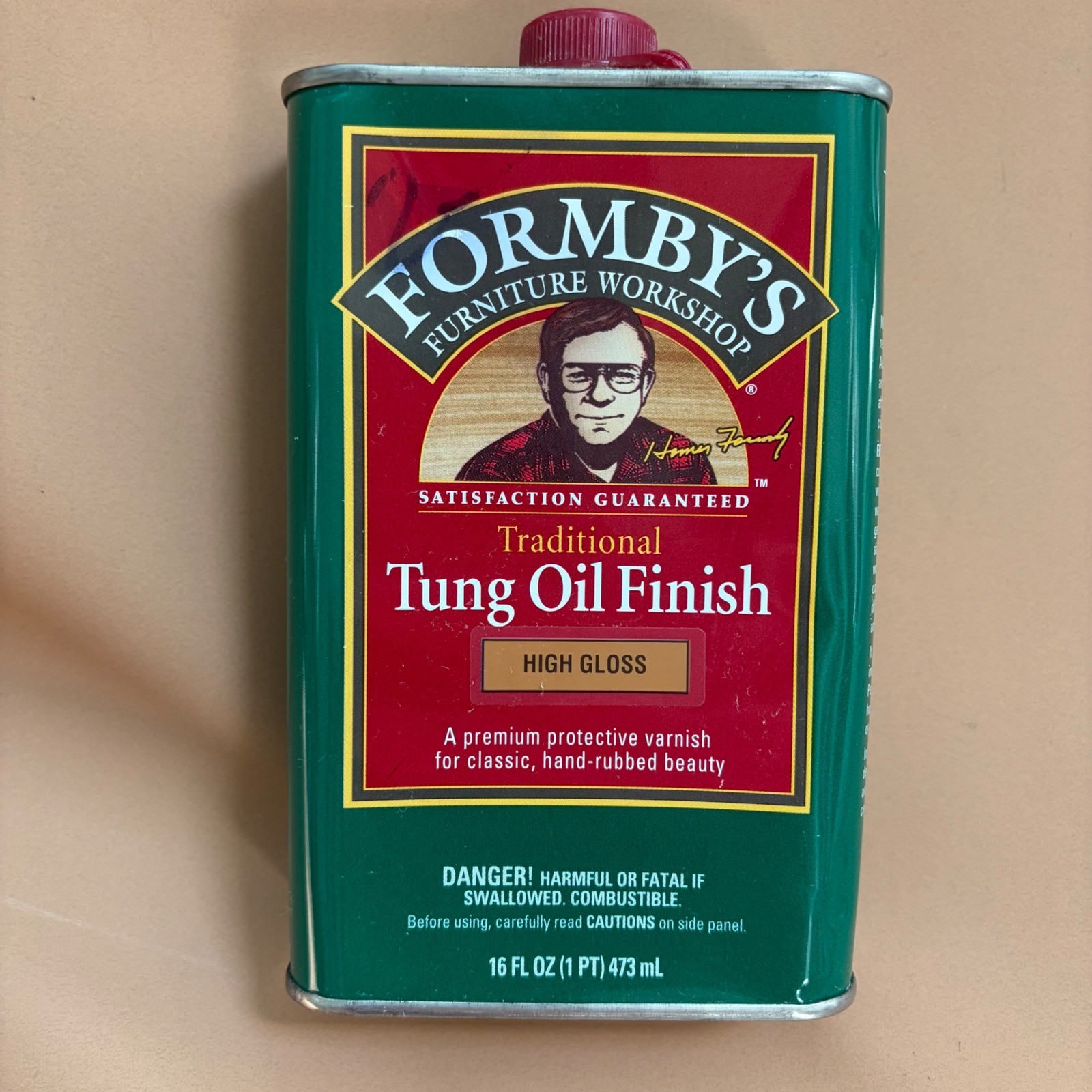 Formbys Traditional Tung Oil Finish High Gloss Varnish 16oz Partial Vintage 2002