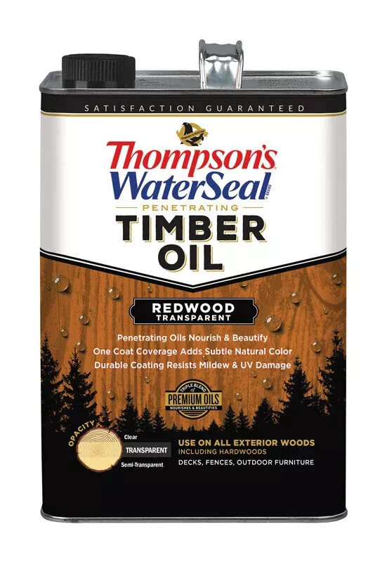 Thompson’s WaterSeal Transparent Redwood Penetrating Timber Oil 1 gal.
