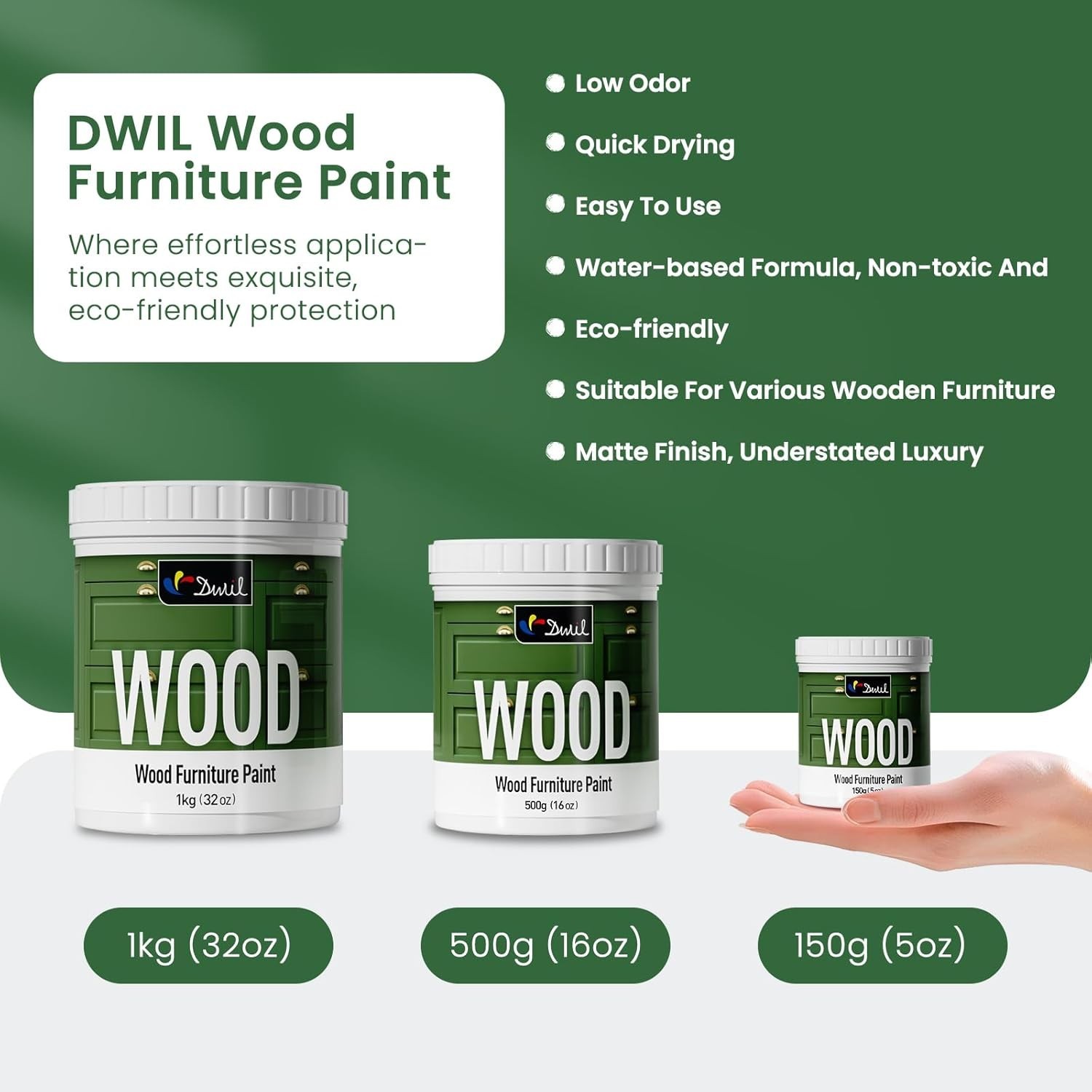 White Furniture Paint – Water-Based, Non-Toxic
