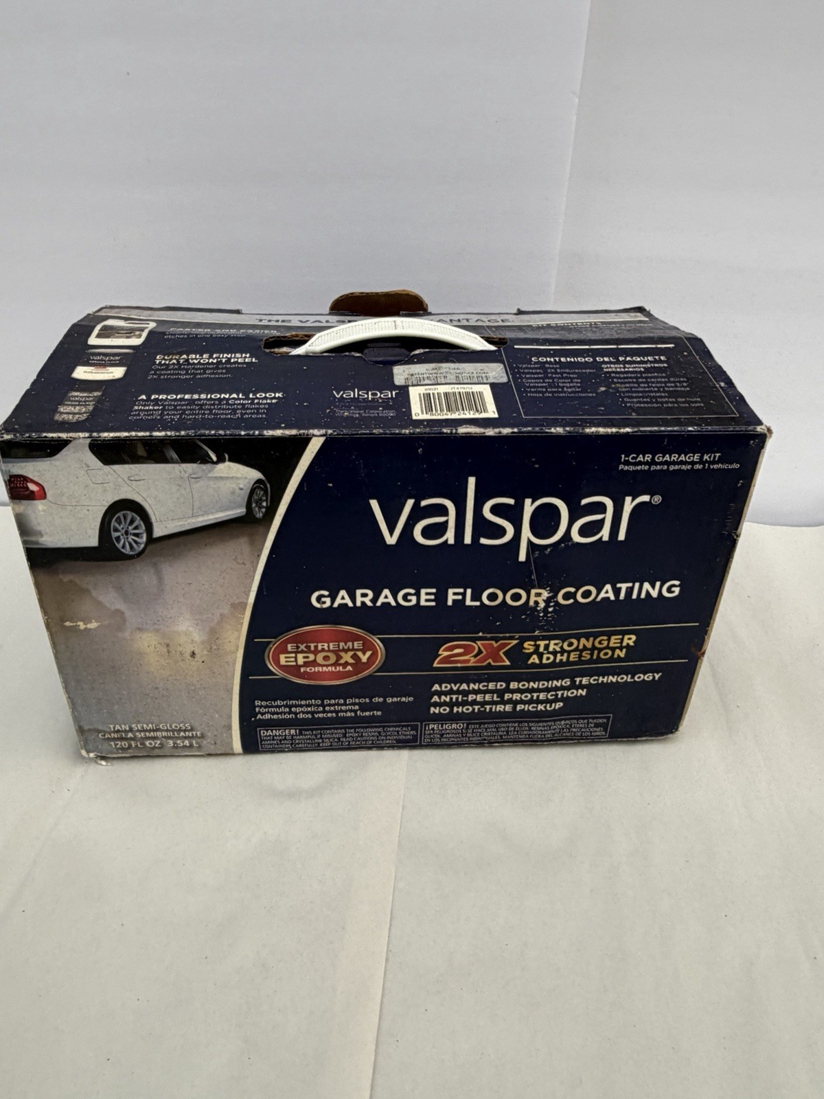 Valspar 81021 JT479/12 Garage Floor Cleaning 1 Car Garage Kit Brand New