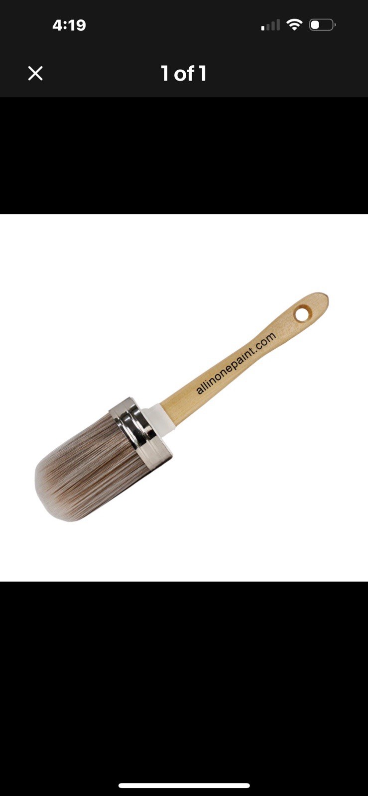 Heirloom Traditions Medium Syntec Fiber Oval – Tapered Paint Brush