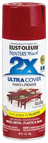 Rust-Oleum 249116 Painter’s Touch 2X Ultra Cover Spray Paint, 12 oz, Gloss
