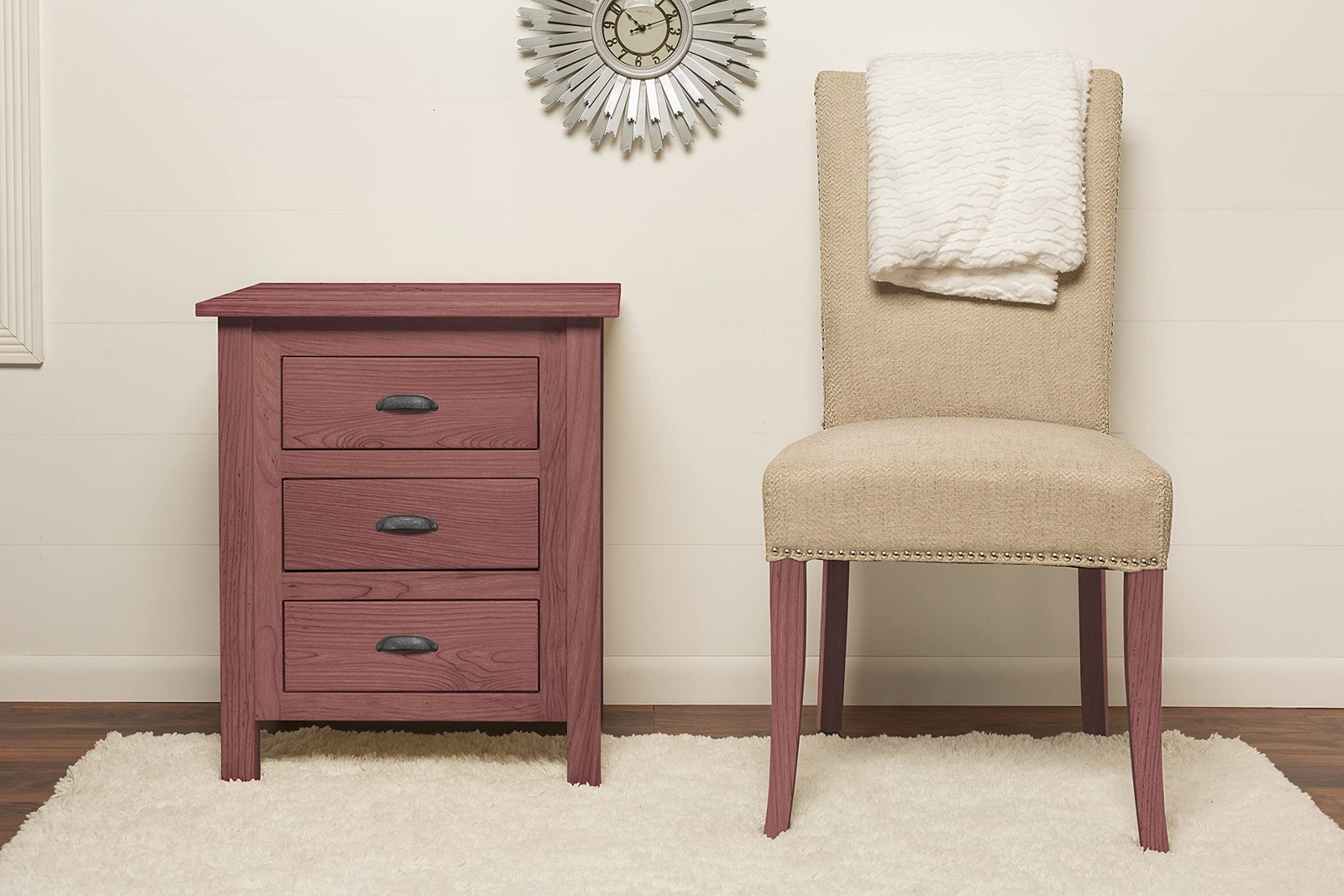 Varathane Fast Dry Wood Stain Quart Cabernet One Coat Coverage Interior Use