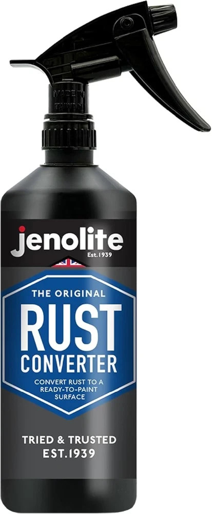 JENOLITE Rust Converter Trigger Spray for Metal 500 ml (16.9 fl oz) All In One F