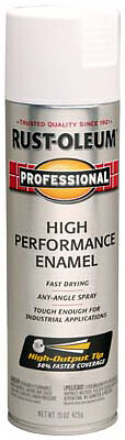 Rust-Oleum 239108 Fast Dry Professional Spray Enamel, Fast-Dry, White