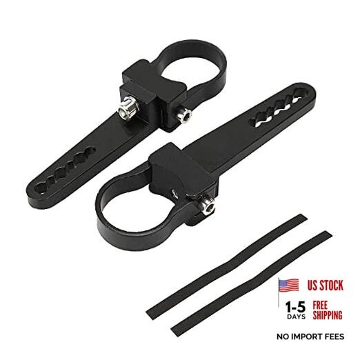 Bull Bar LED Light Mounts – Tube Clamps, 2pcs for Off Road Lights 1.75″